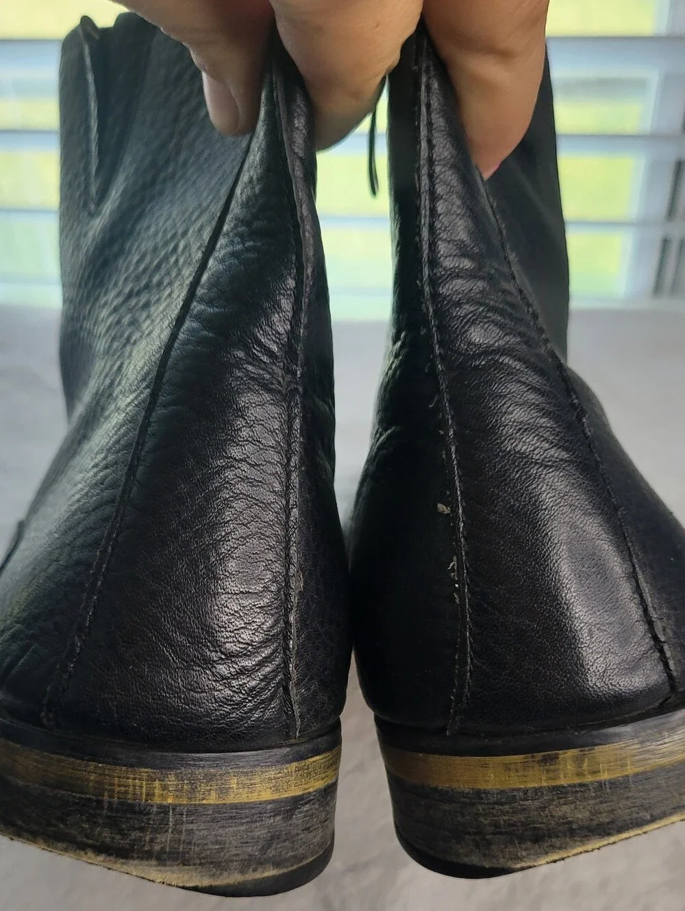 Kenneth Cole Reaction Black Leather Noble Men Chukka Ankle Boots Size 10 Nobel